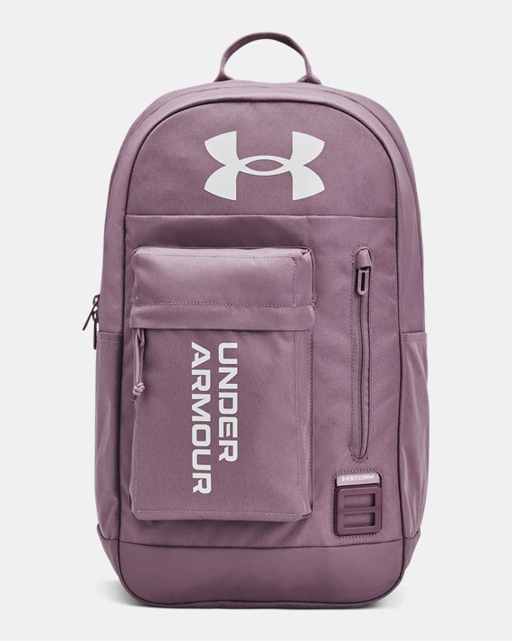Unisex UA Halftime Backpack, Purple, pdpMainDesktop image number 0